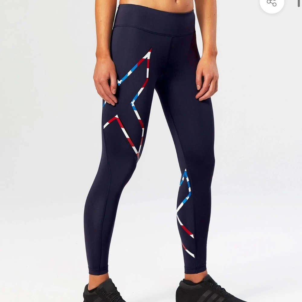 2XU MOTION MID-RISE COMPRESSION TIGHTS